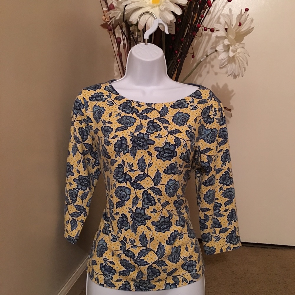 TALBOTS design blouse shorts sleeves